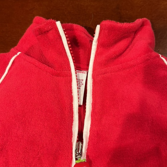 NWT Gymboree Candy Apple Red Piped Terry Zippered Jacket 2004 Size 3 - Picture 12 of 15